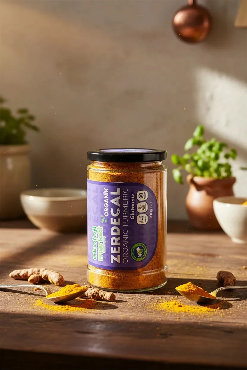 Organik Glutensiz Zerdeçal 100 Gr.