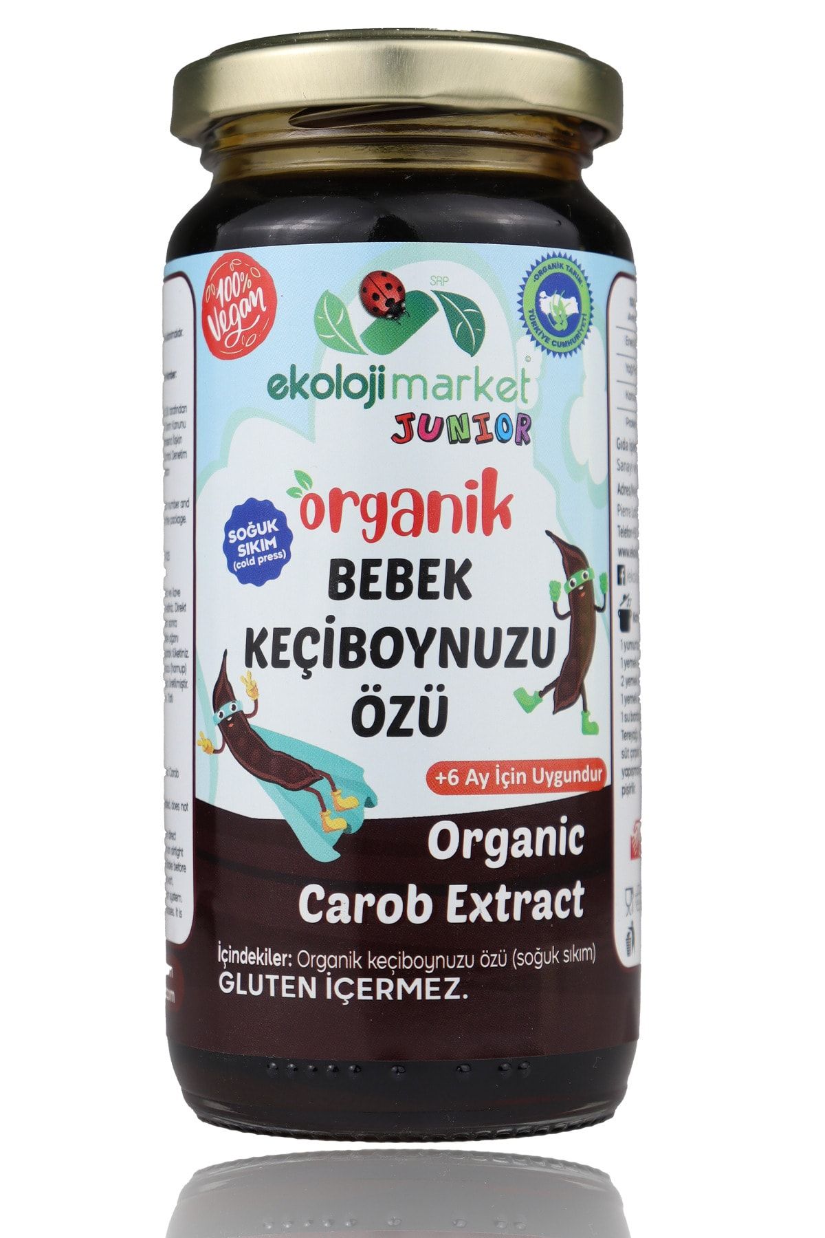 Junior Organik Soğuk Sıkım Keçiboynuzu Özü 290 Gr