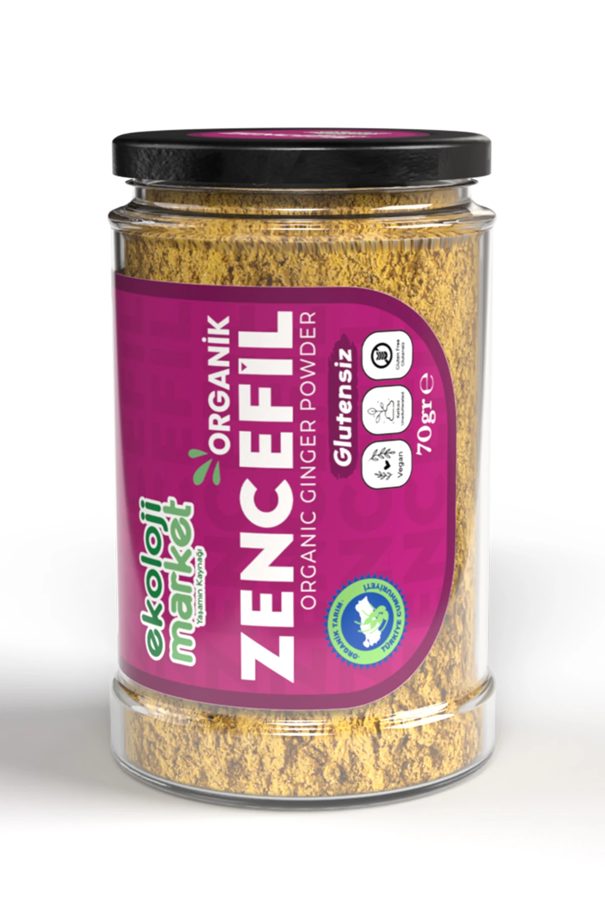 Organik Glutensiz Zencefil 70 Gr x 3 Adet