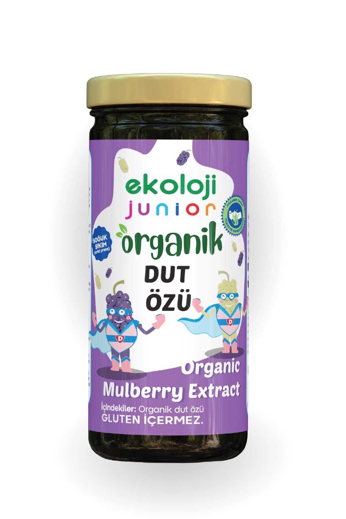 Junior Organik Soğuk Sıkım Dut Özü 290 Gr