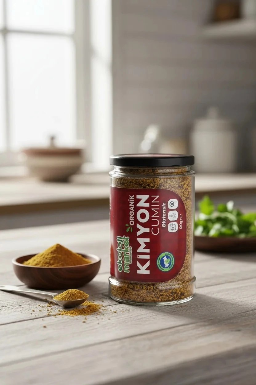 Organik Glutensiz  Kimyon Toz 90 gr