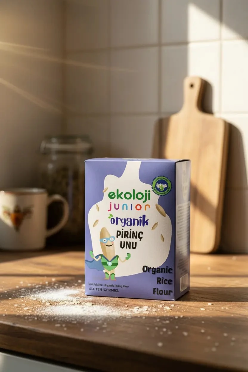 Junior Organik Pirinç Unu 250 Gr