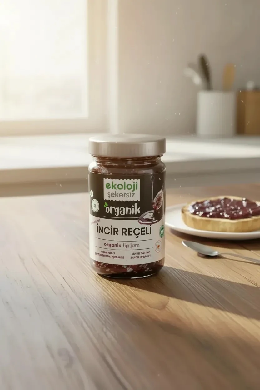 Organik  İncir Reçeli 380 gr