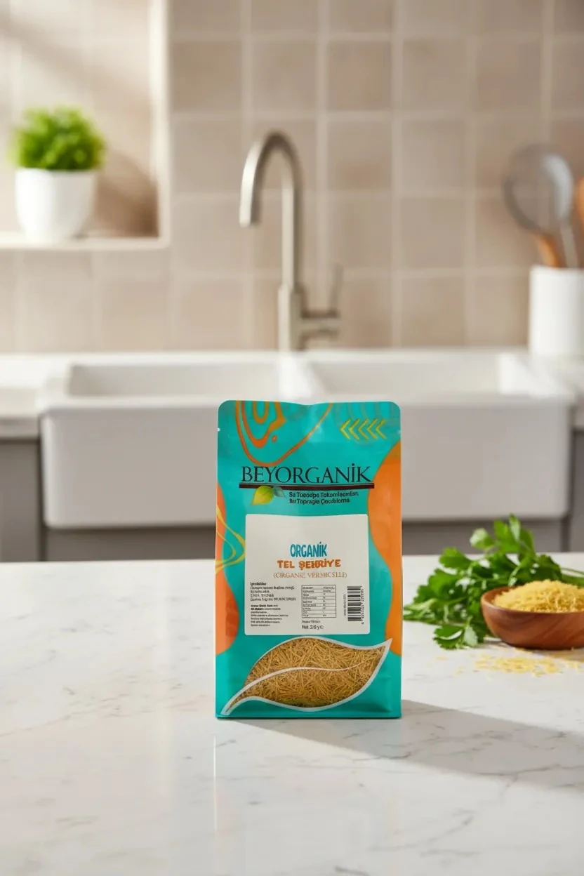 Organik Tel şehriye 250 Gr.