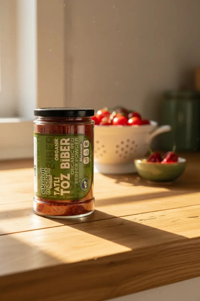 Organik Glutensiz Tatlı Toz Biber 70 gr