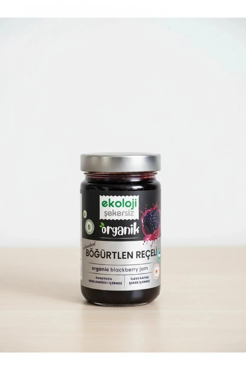 Organik  Böğürtlen Reçeli 380 gr