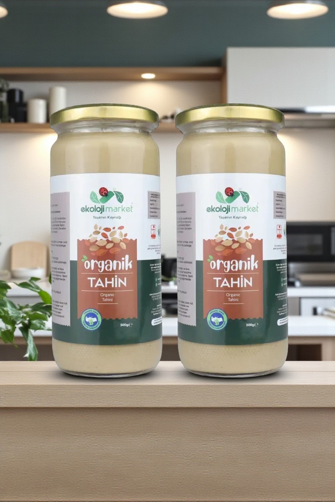 Organik Tahin 500 Gr - 2'li Paket