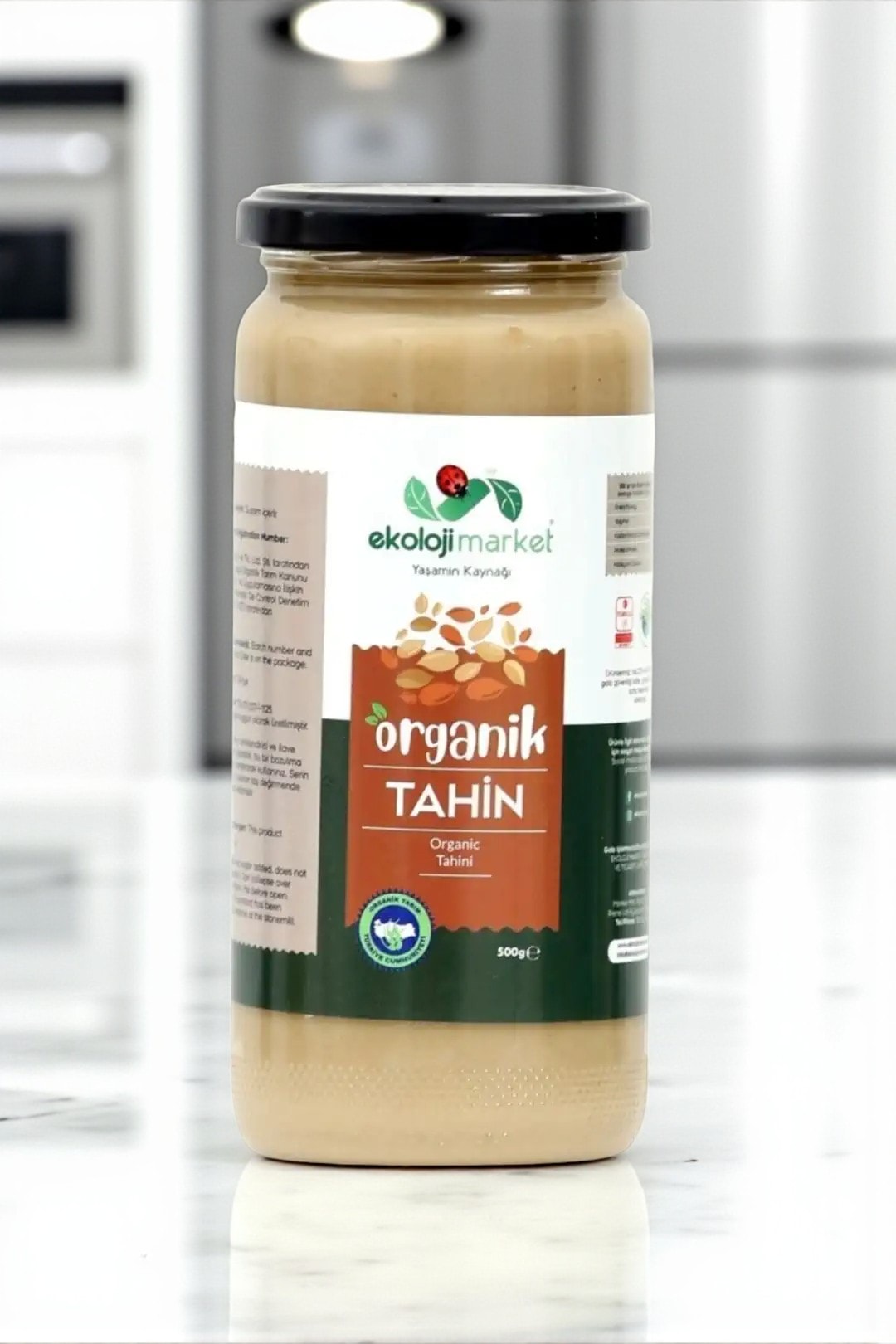 Organik Tahin Çiğ Glutensiz 500 gr
