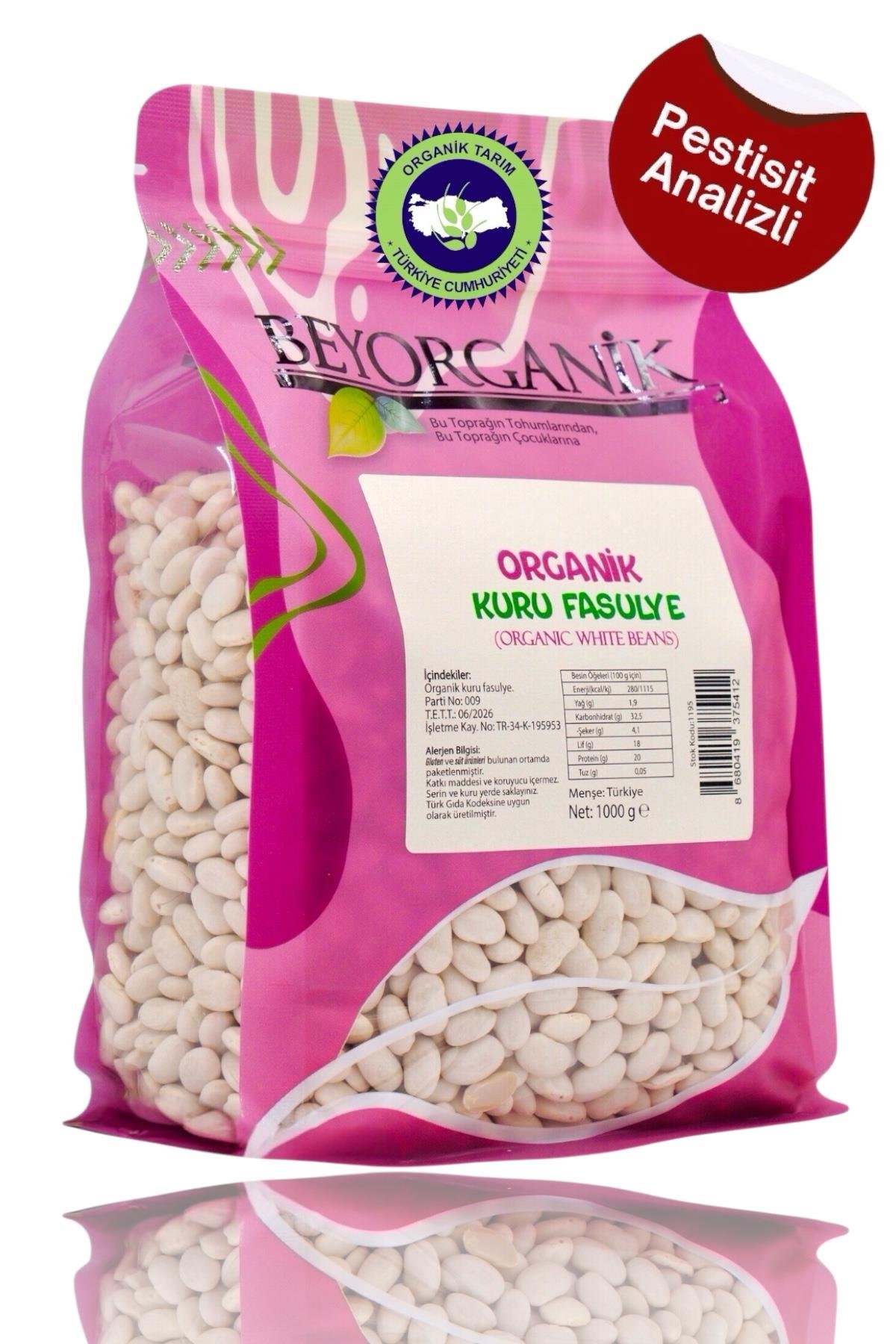 Organik Kuru Fasulye Çalı 1000 Gr.