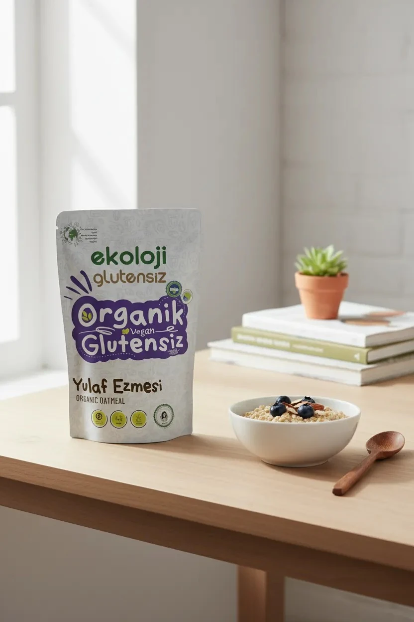 Organik Glutensiz Yulaf Ezmesi 300 Gr