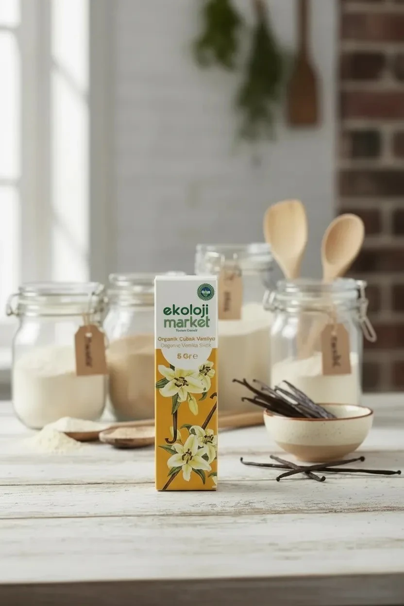 Organik Glutensiz Vanilya Çubuğu 5 gr