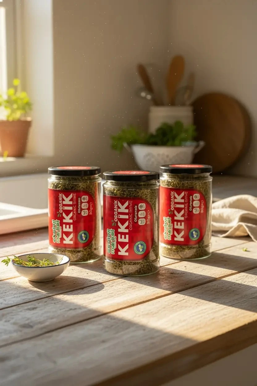 Organik Glutensiz Kekik 30 Gr x 3 Adet