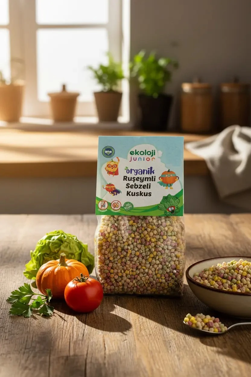 Junior Organik Ruşeymli Sebzeli Kuskus 250 gr