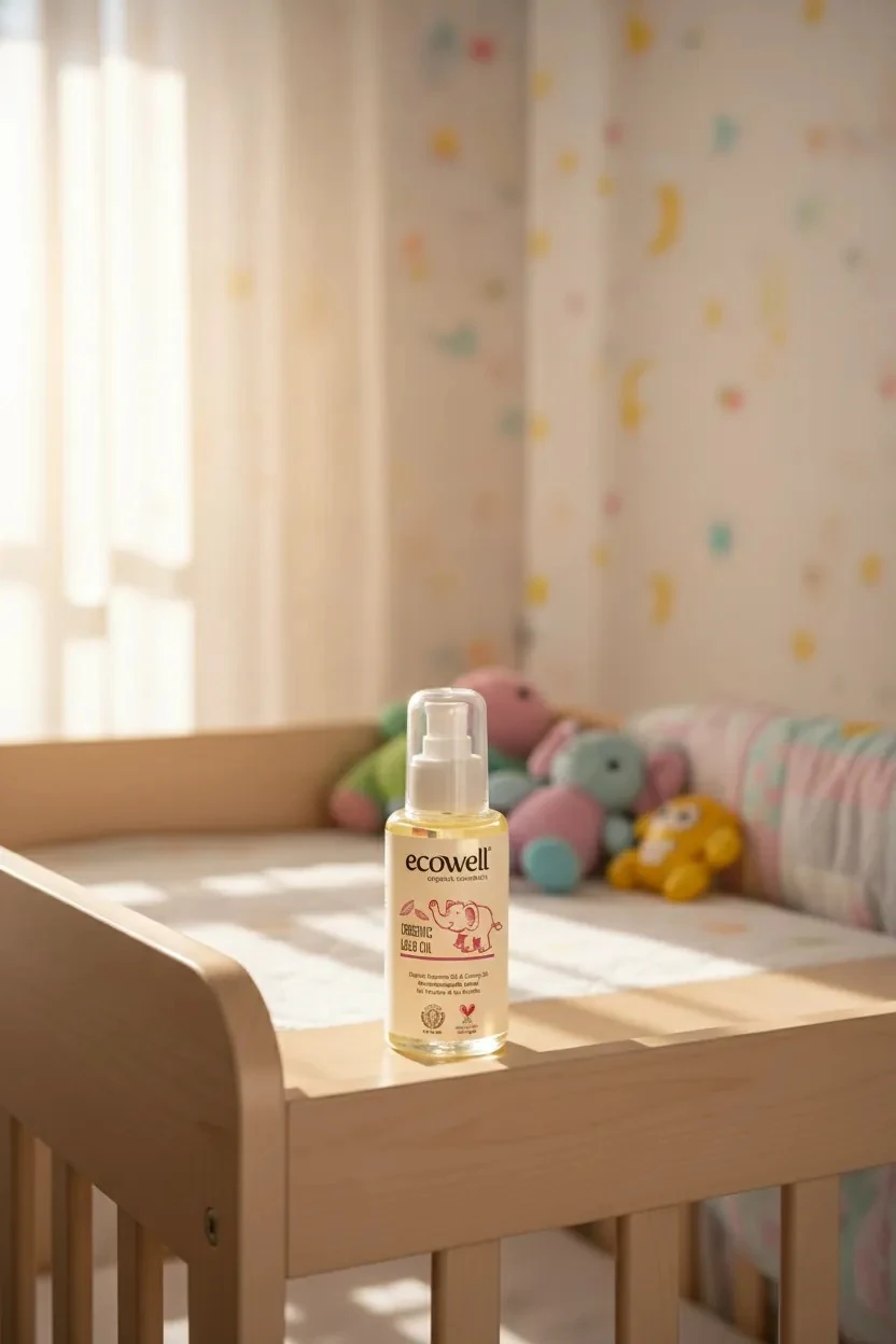 ECOWELL ORGANİK BEBE YAĞI (100 ml)