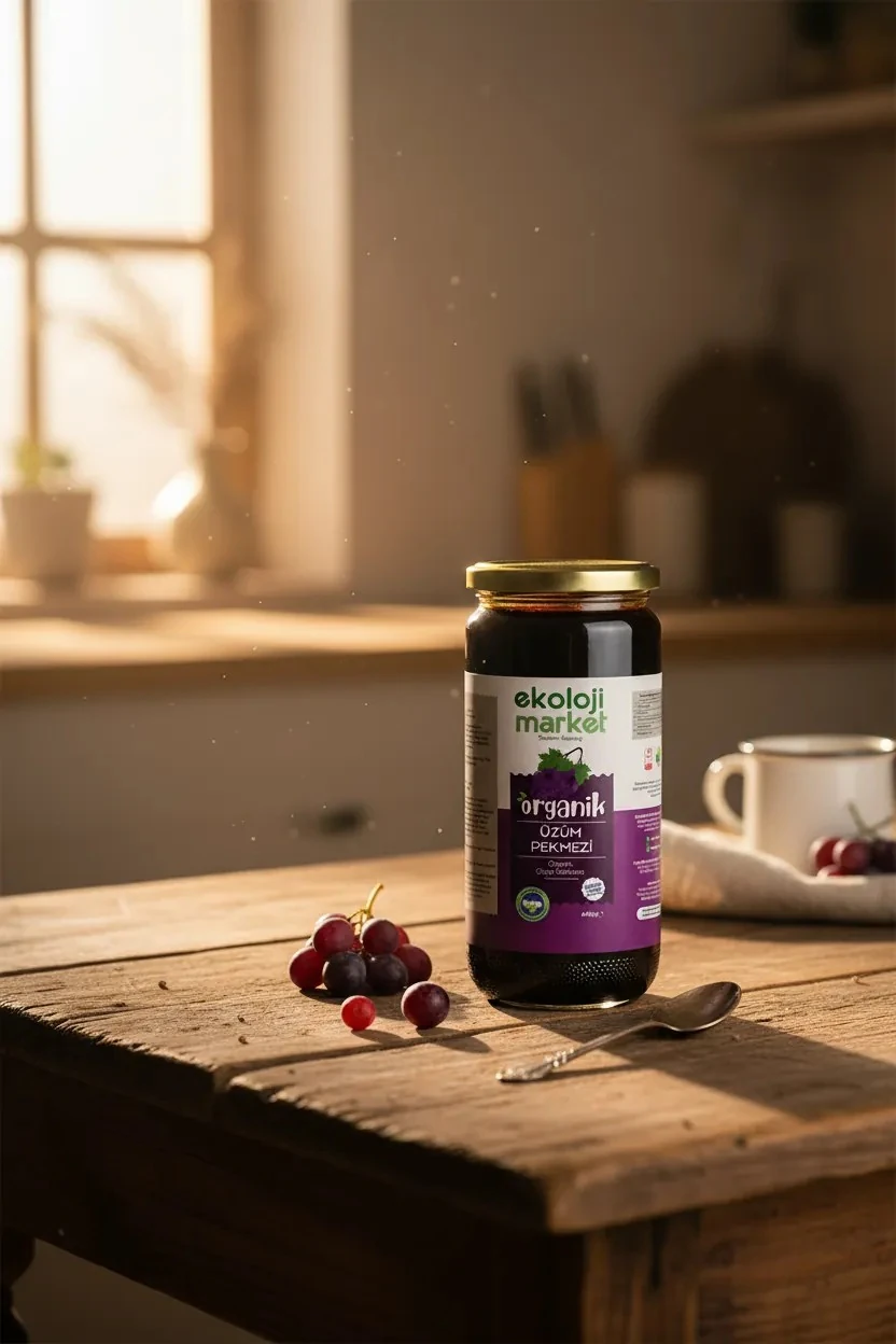 Organik Üzüm Pekmezi 640 gr.