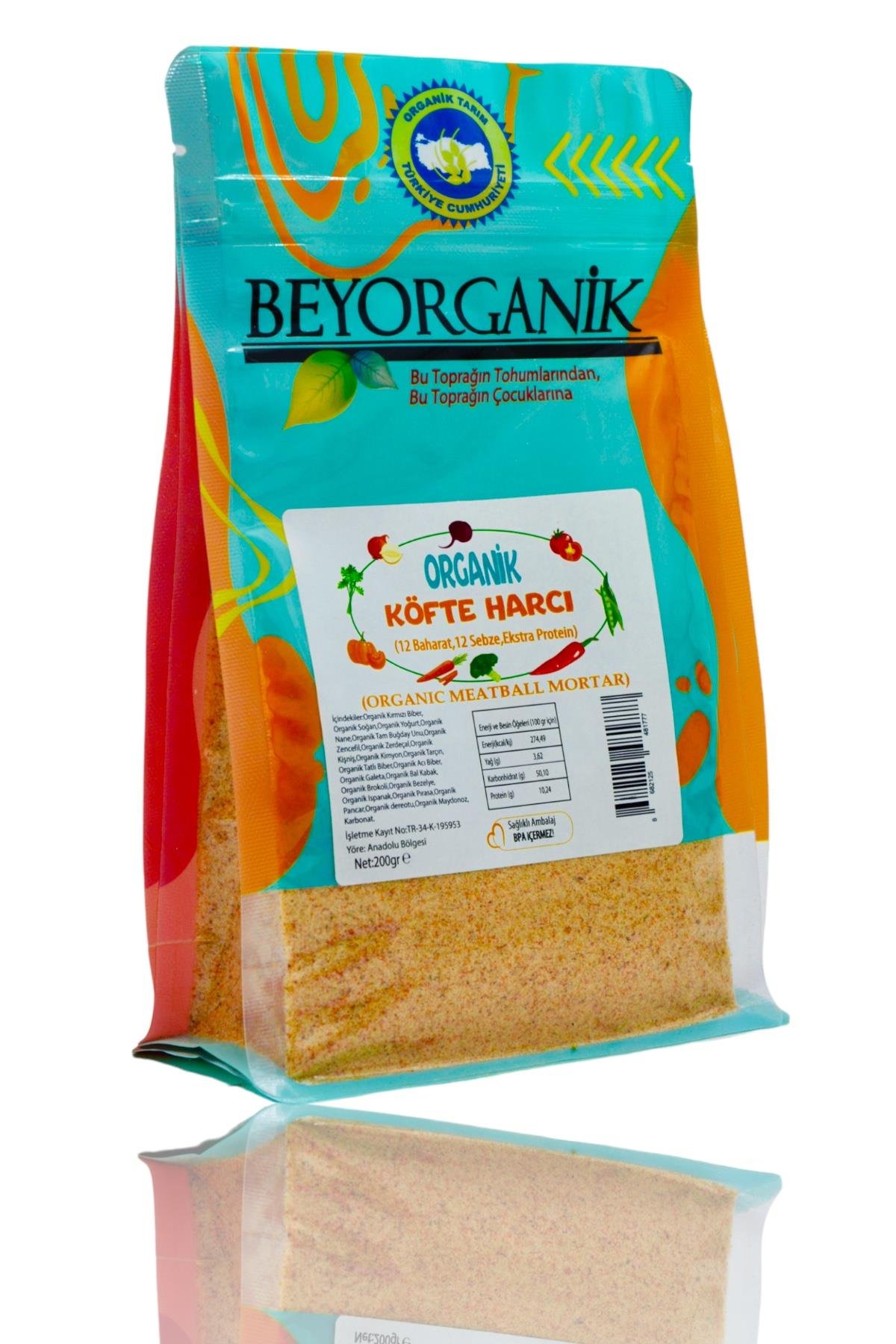 Organik Köfte Harcı 200 Gr.