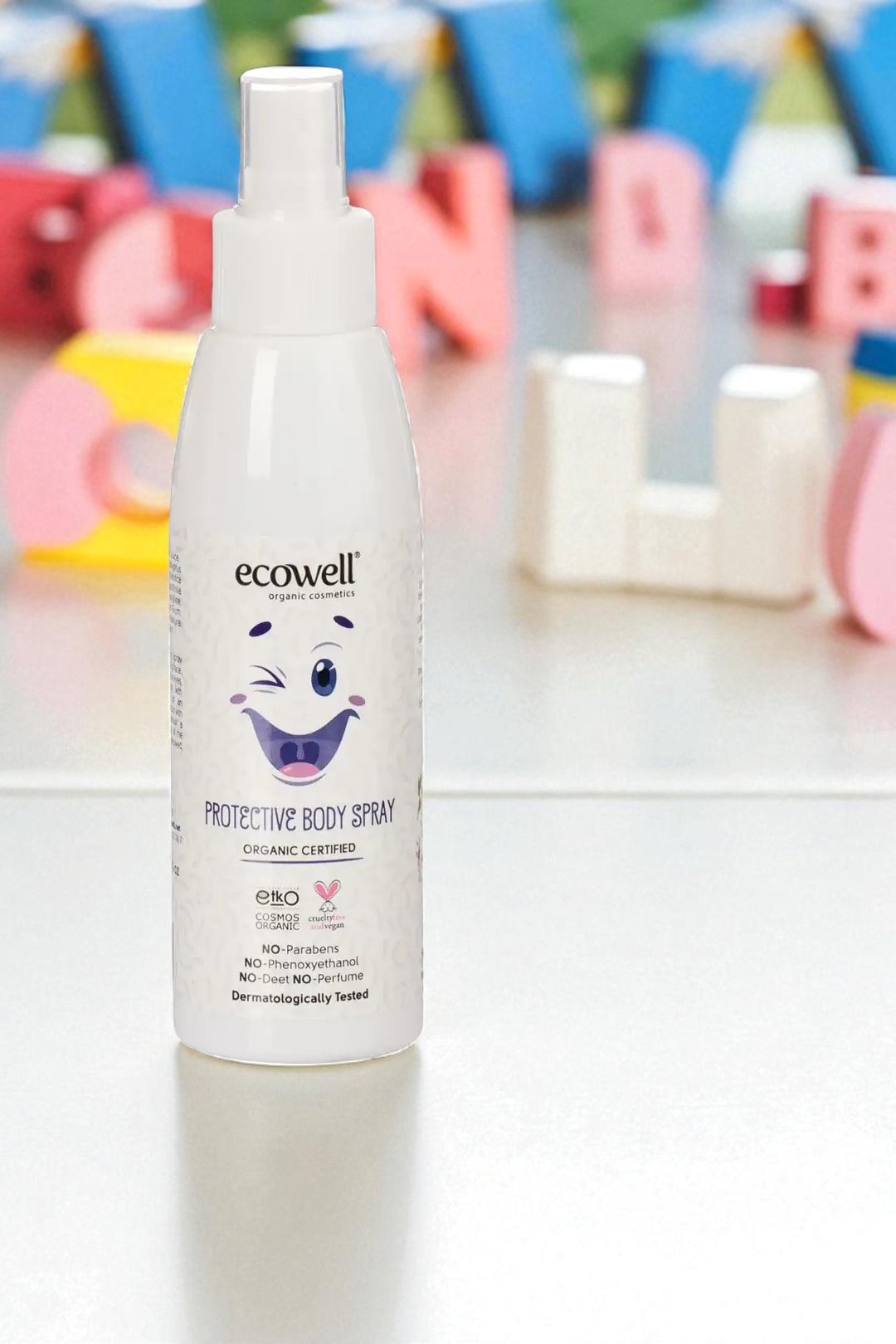 ECOWELL ORGANİK Koruyucu Vücut Spreyi (125 ml)