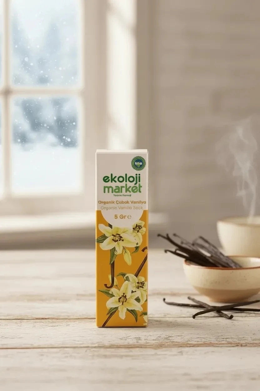 Organik Glutensiz Vanilya Çubuğu 5 gr