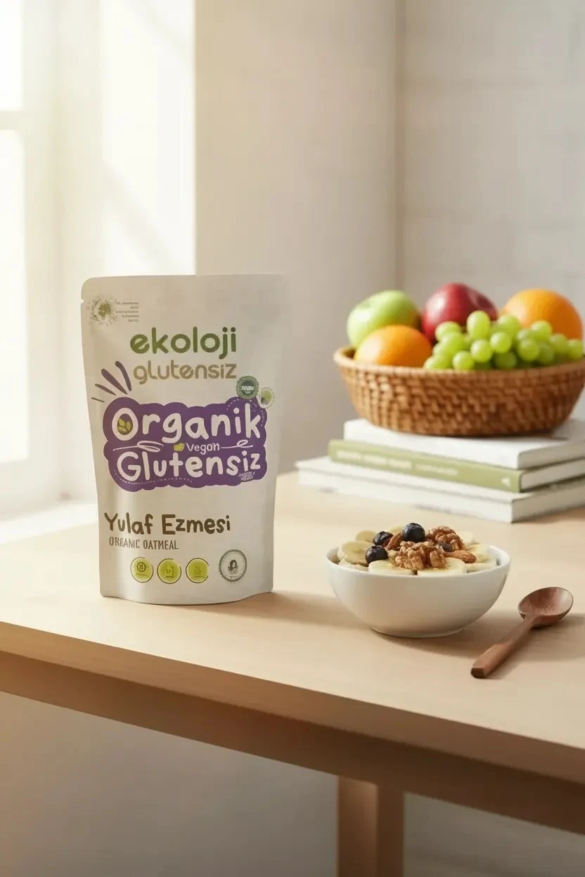Organik Glutensiz Yulaf Ezmesi 300 Gr
