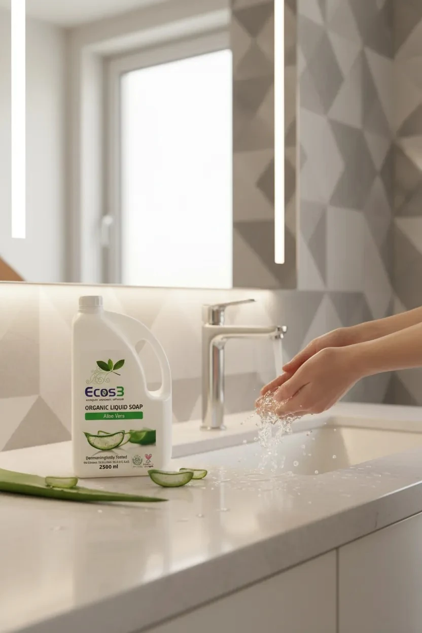 ECOS3 ORGANİK SIVI SABUN ALOEVERA (2500ML)