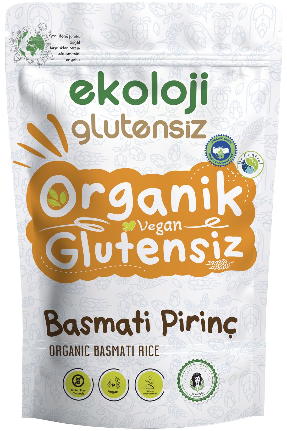 Organik Glutensiz Basmati Pirinç 500 gr