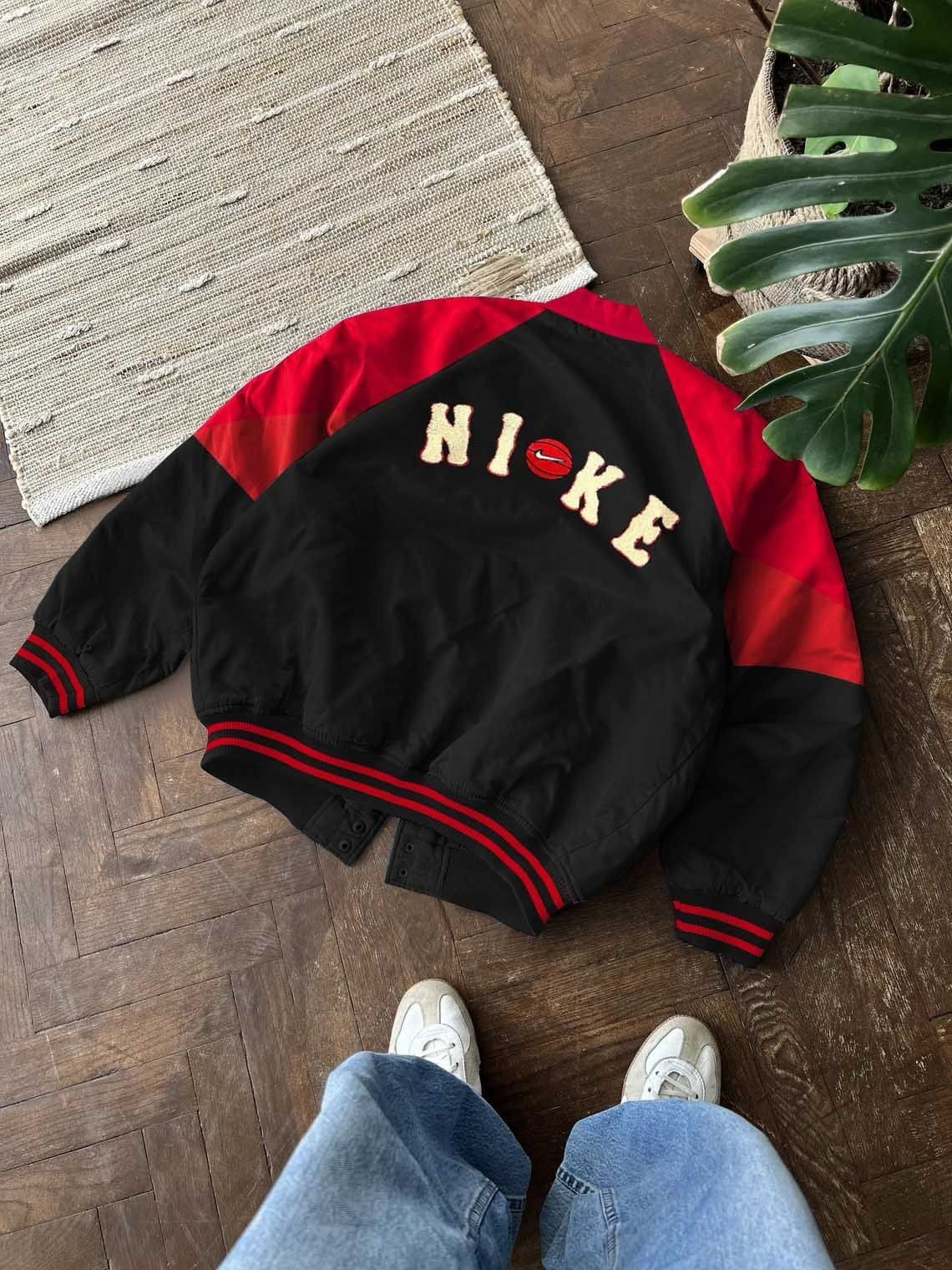 Red Unisex Bomber Ceket