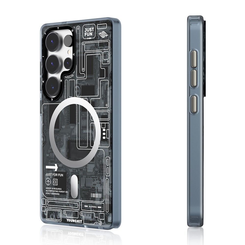 Galaxy S25 Ultra Kılıf Magsafe Şarj Özellikli YoungKit Technology Serisi Kılıf