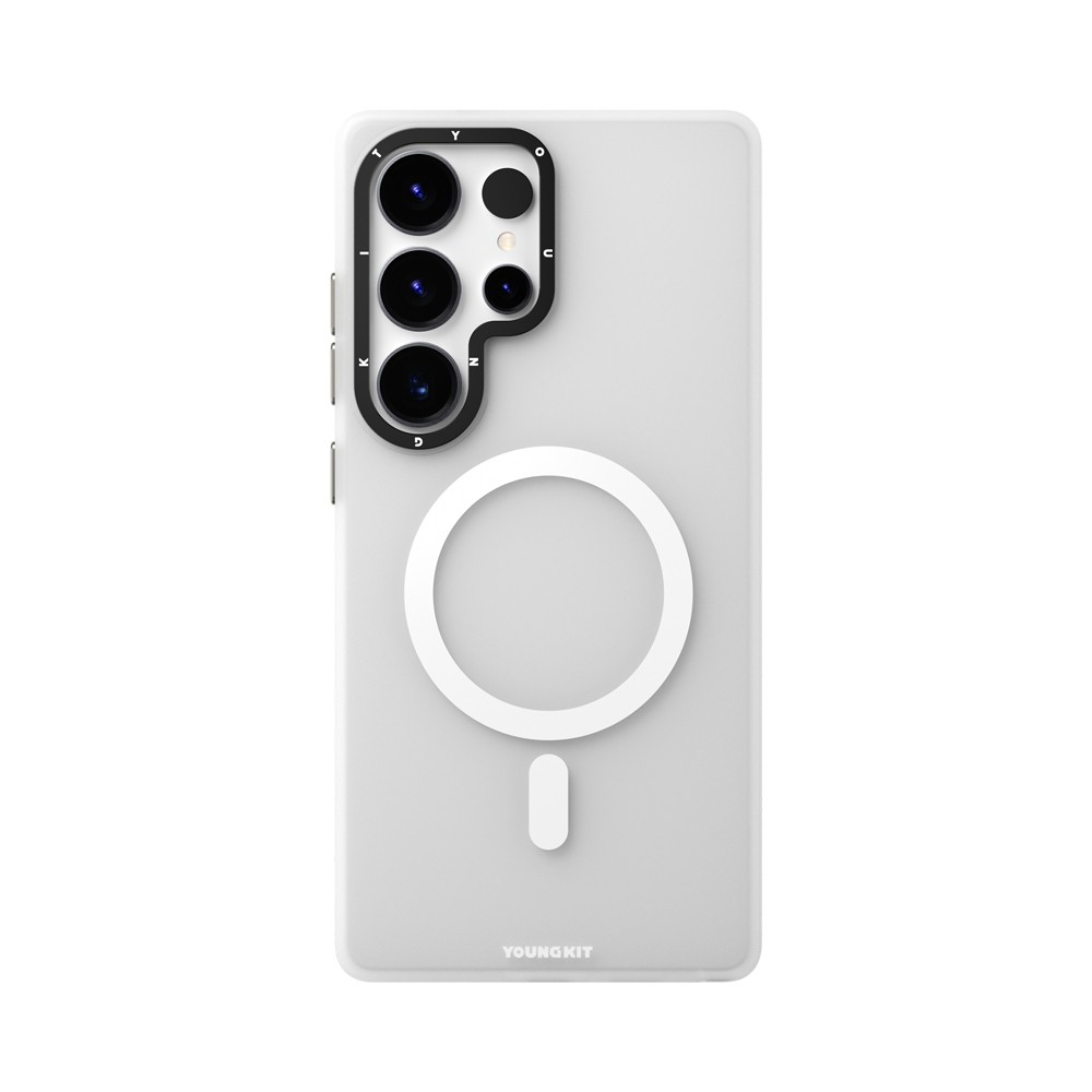 Galaxy S25 Ultra Kılıf Magsafe Şarj Özellikli Youngkit Hidden Sand Serisi Kılıf