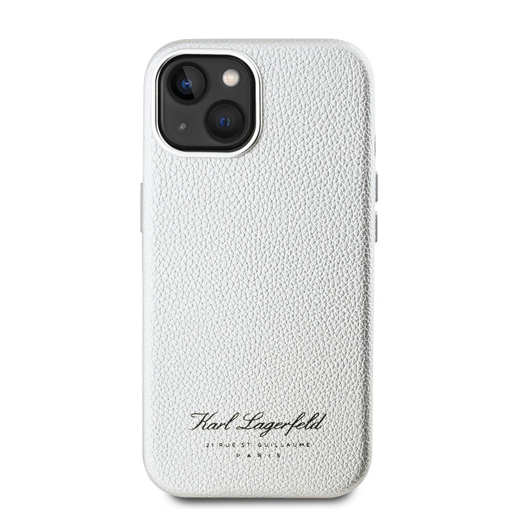 iPhone 15 Kılıf Karl Lagerfeld Orjinal Lisanslı KL Yazılı Hotel Kılıf