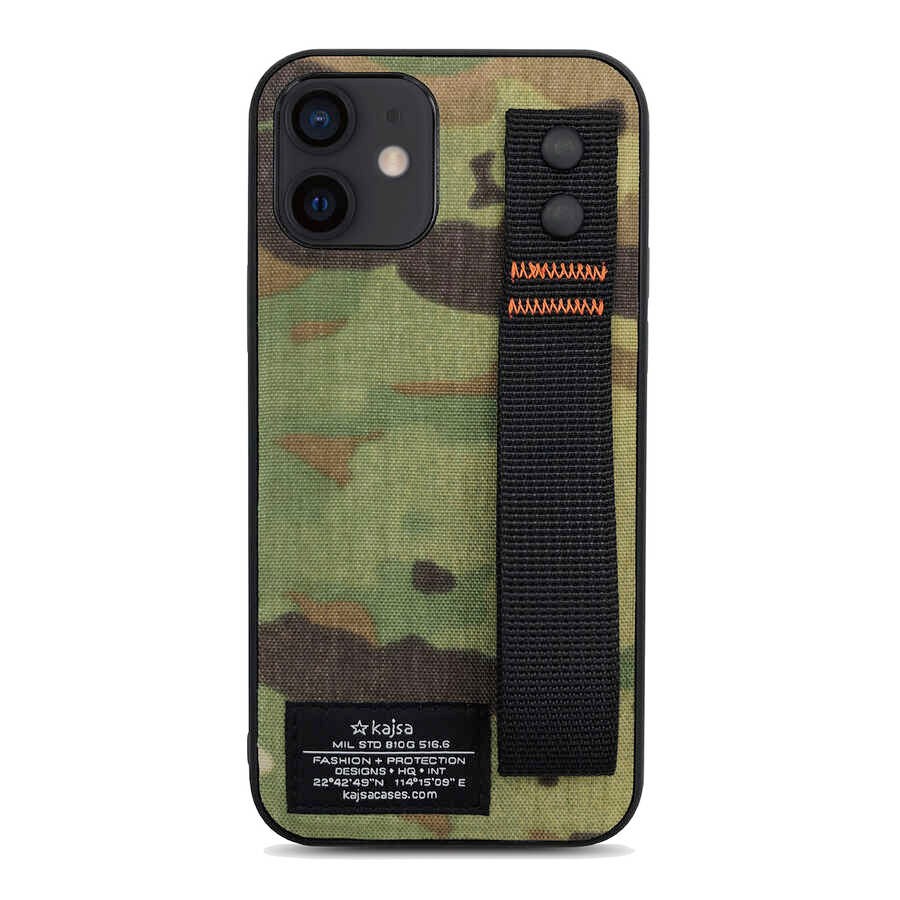 iPhone 12 Kılıf Kajsa Cordura Serisi Military Kılıf