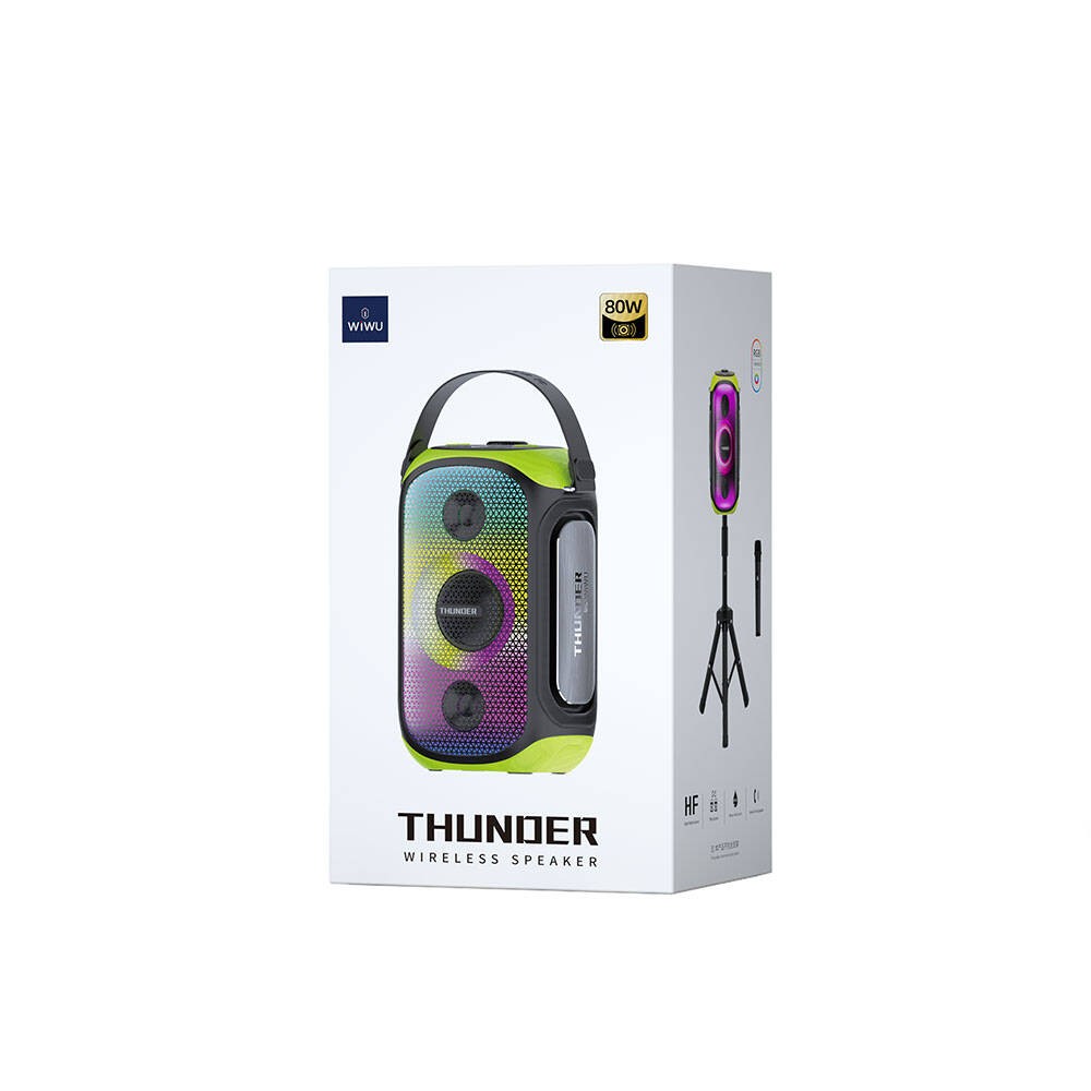 Wiwu P20 Thunder Bluetooth Speaker Hoparlör ve Karaoke Bluetooth Mikrofon