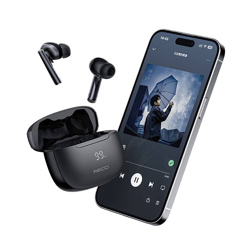 Recci REP-W77 Warrior ANC Özellikli TWS Wireless 5.3 Bluetooth Kulaklık