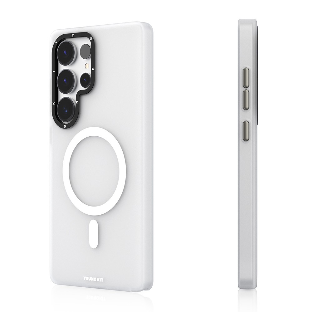 Galaxy S25 Ultra Kılıf Magsafe Şarj Özellikli Youngkit Hidden Sand Serisi Kılıf