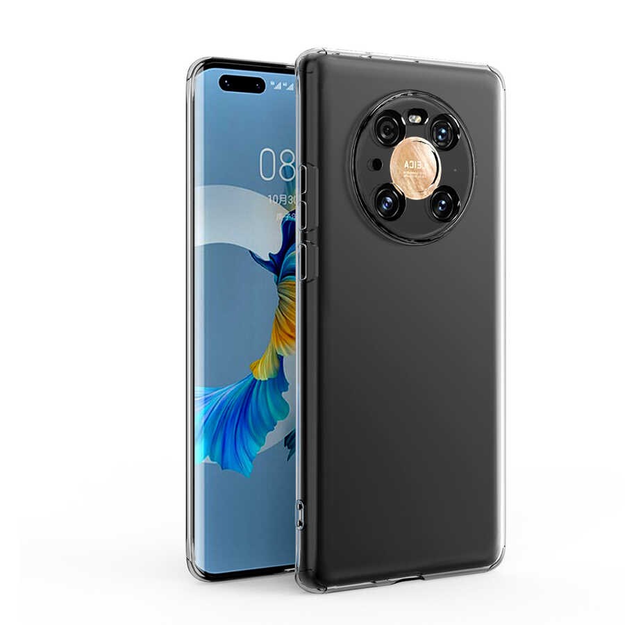 Huawei Mate 40 Pro Kılıf Zore Kamera Korumalı Süper Silikon Kılıf