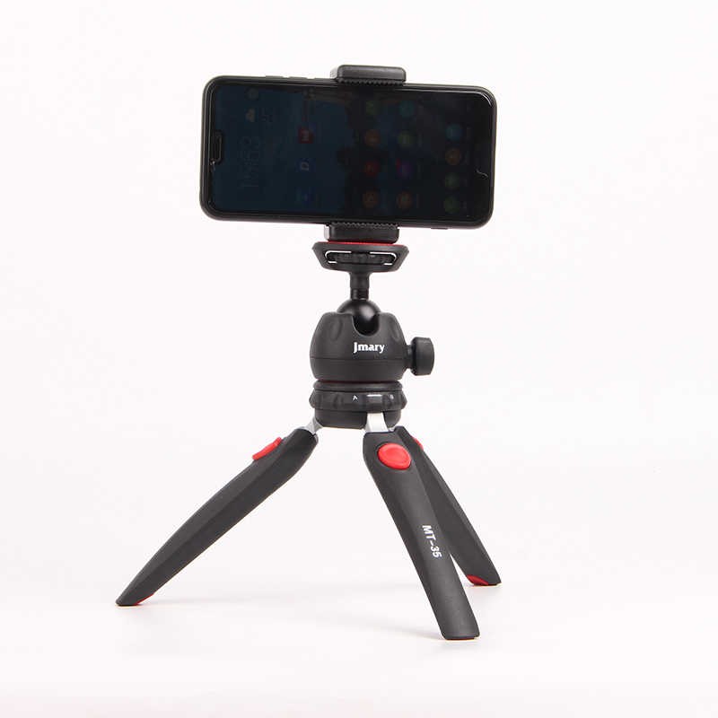 Jmary MT-35 Tripod 360 Derece Oynar Başlıklı Çok Yönlü Kısa Telefon Sabitleyici