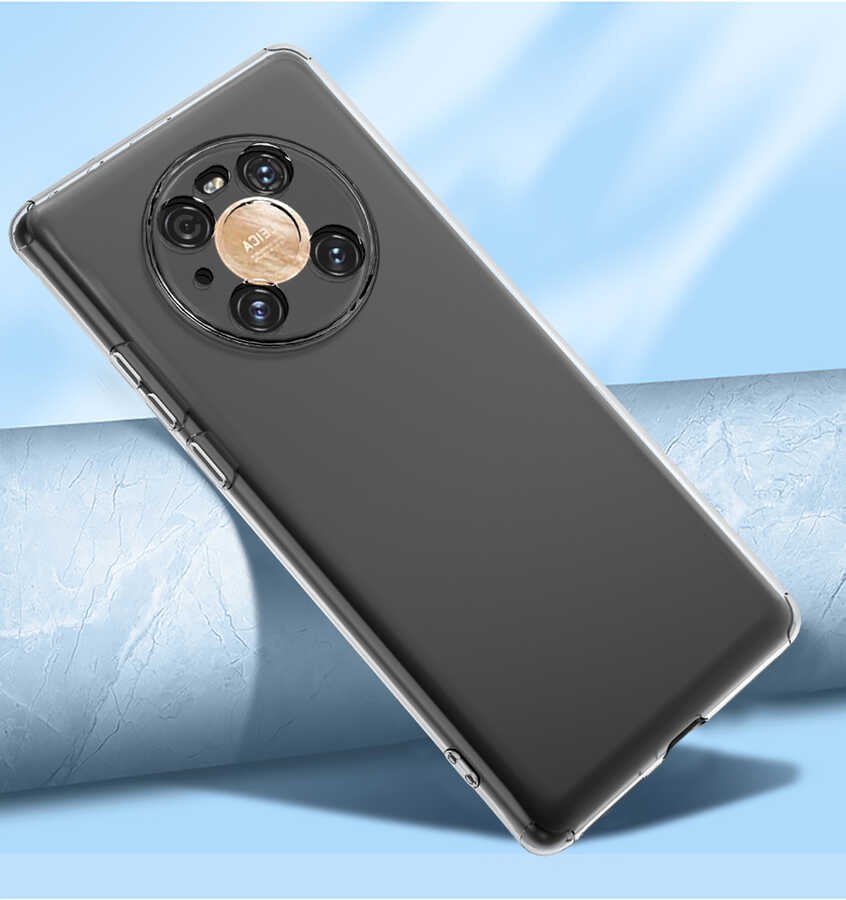 Huawei Mate 40 Pro Kılıf Zore Kamera Korumalı Süper Silikon Kılıf