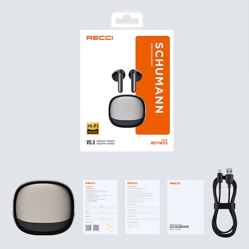 Recci REP-W53 Schumann TWS Wireless 5.3 Bluetooth Kulaklık