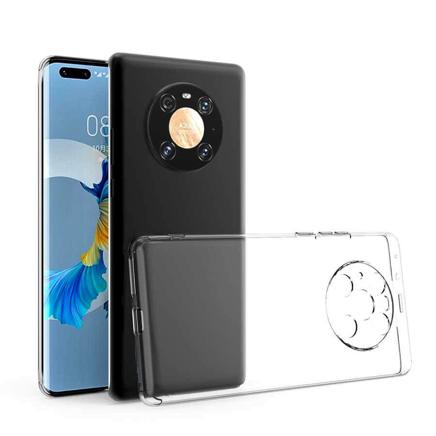 Huawei Mate 40 Pro Kılıf Zore Kamera Korumalı Süper Silikon Kılıf