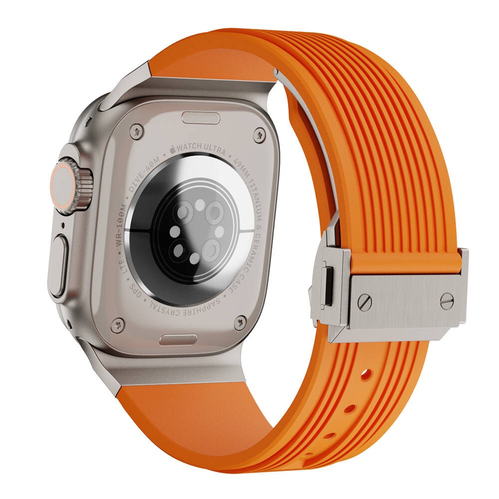 Watch 7 45mm Zore KRD-113 Spor Görünümlü Silikon Kordon
