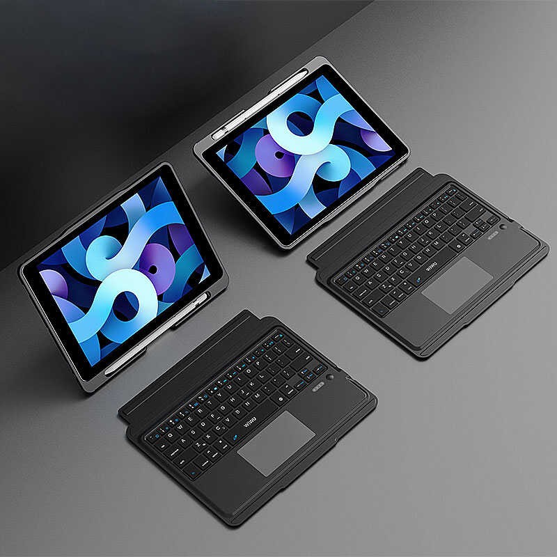 iPad Air 11 2024 Wiwu Keyboard Folio Kablosuz Klavyeli Kılıf