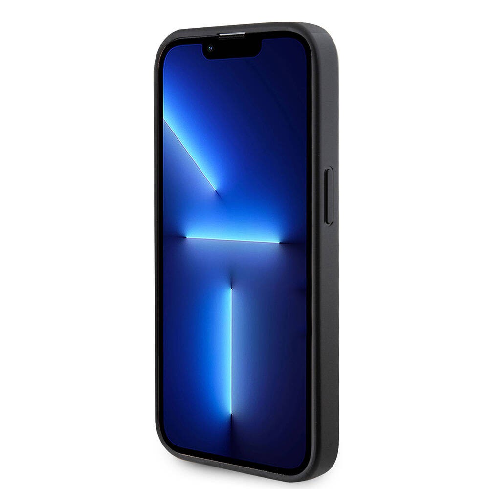 iPhone 14 Pro Max Kılıf Guess Orjinal Lisanslı Magsafe Şarj Özellikli Yazı Logolu Saffiano Kılıf