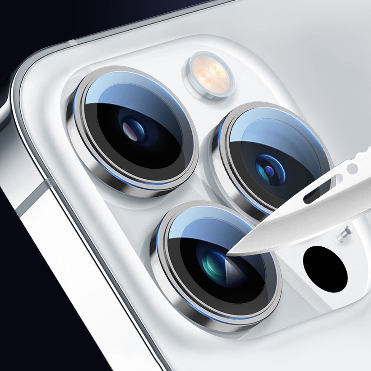 iPhone 11 Pro Max Go Des CL-10 Kamera Lens Koruyucu