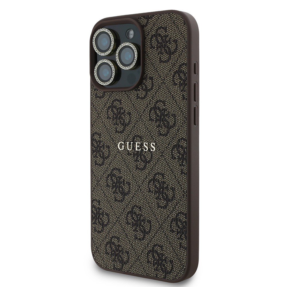 iPhone 16 Pro Max Guess Orjinal Lisanslı Kılıf + Ekran Koruyucu + Lens Koruyucu 3in1 Aksesuar Seti