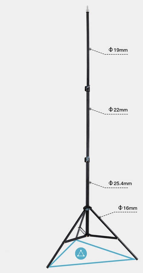 Jmary MT-75 Tripod 3 Kademeli Yükseklik Ayarlı Katlanabilir Kompakt Tasarım 210 cm