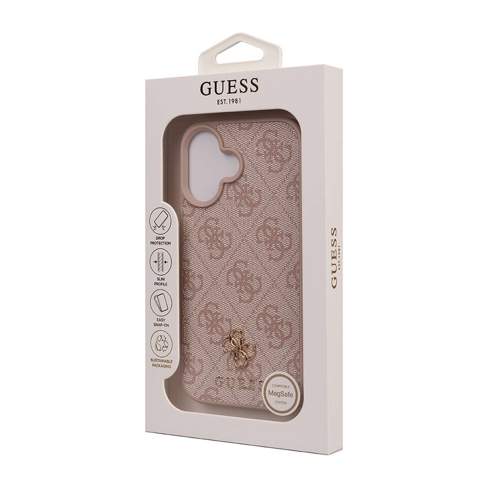 iPhone 16 Kılıf Guess Orjinal Lisanslı Small 4G Classic Kılıf