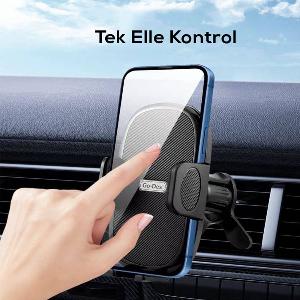 Go Des GD-HD936 360° Dönebilen ve Uzayan Başlıklı Araç Telefon Tutucu