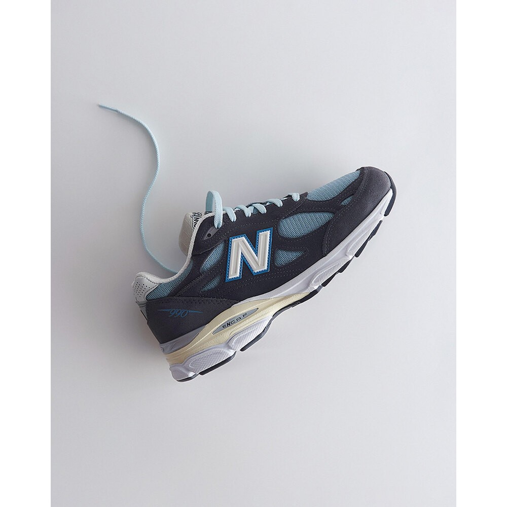 Kith x New Balance 990 V3 Blue Steel