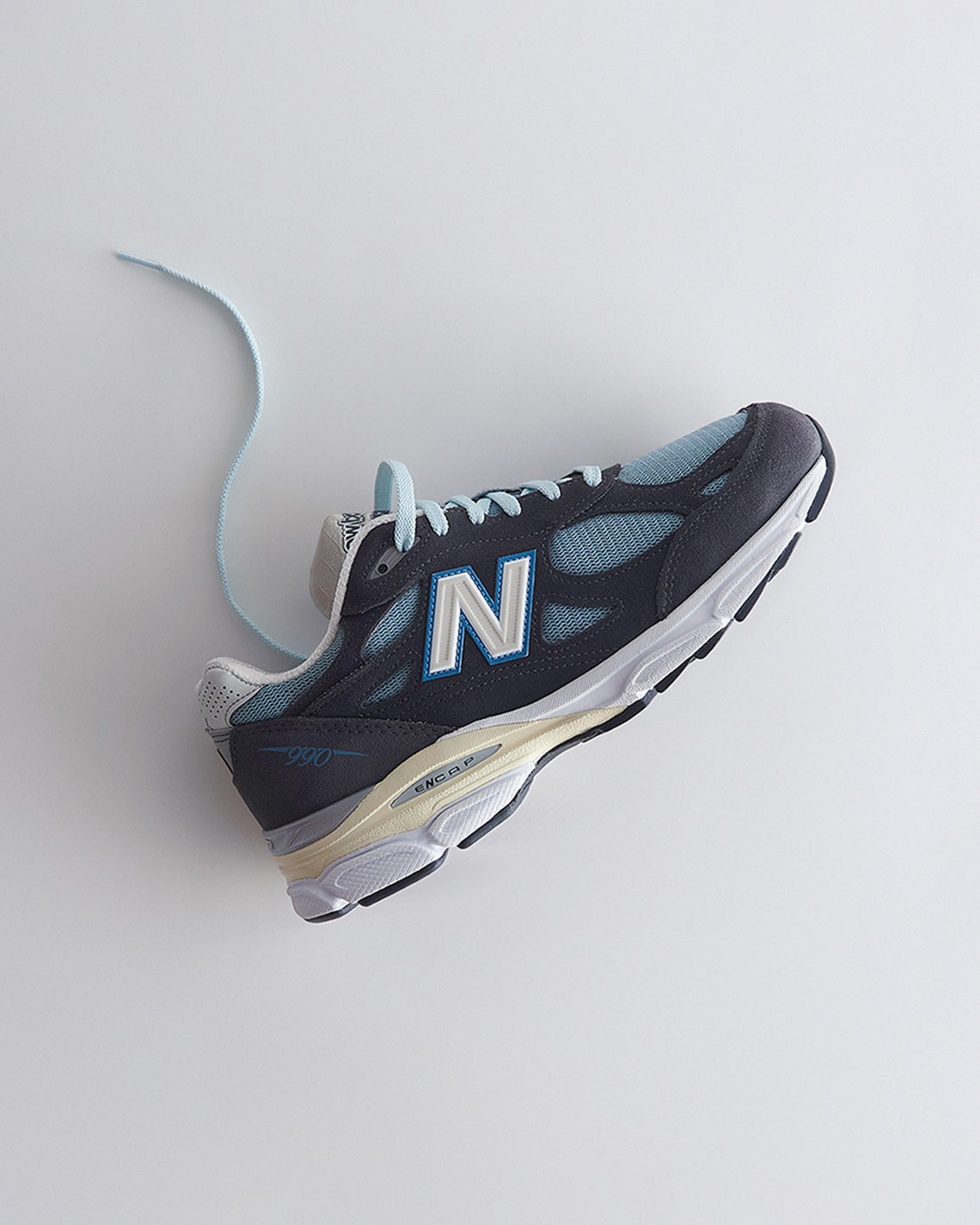 Kith x New Balance 990 V3 Blue Steel