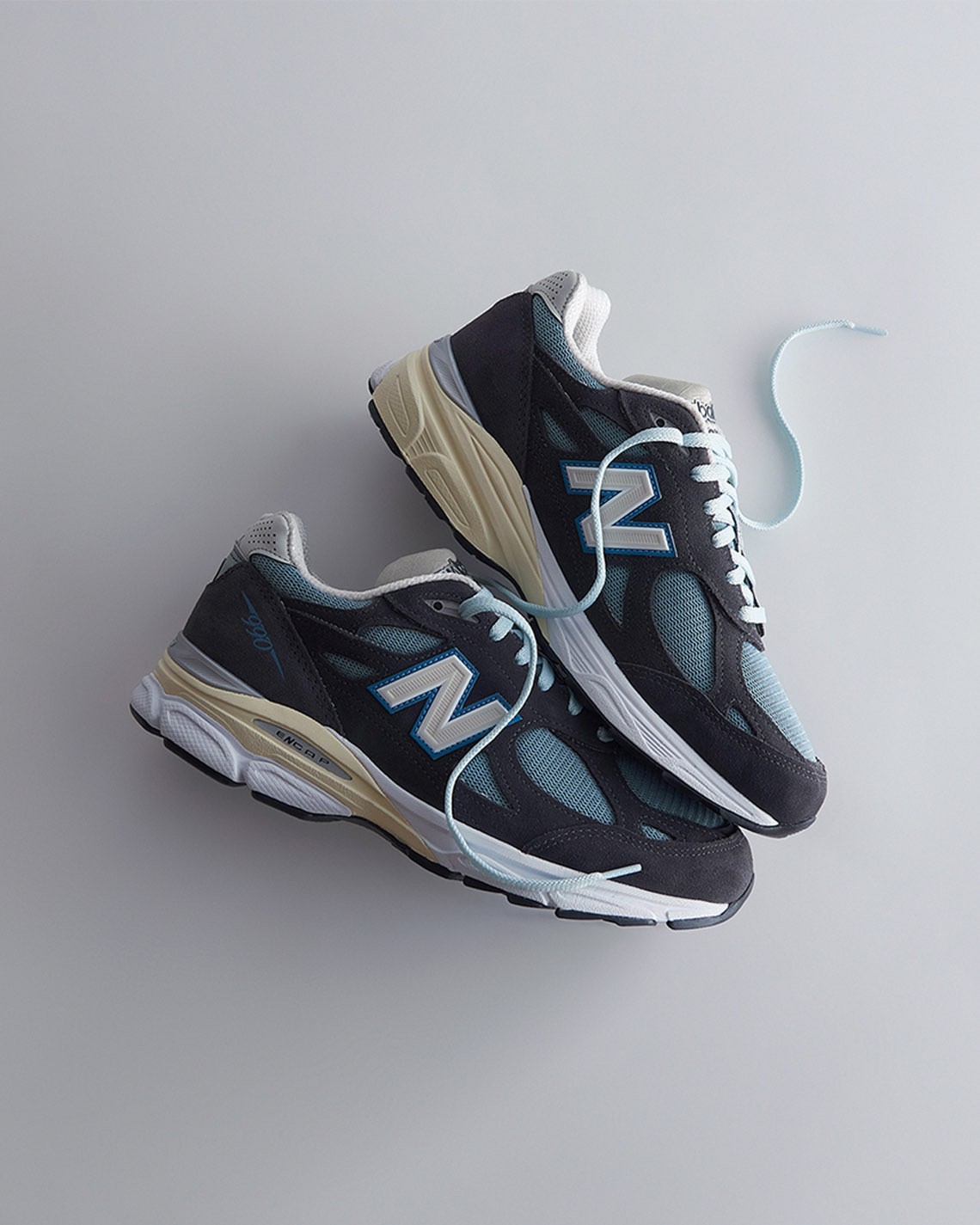 Kith x New Balance 990 V3 Blue Steel