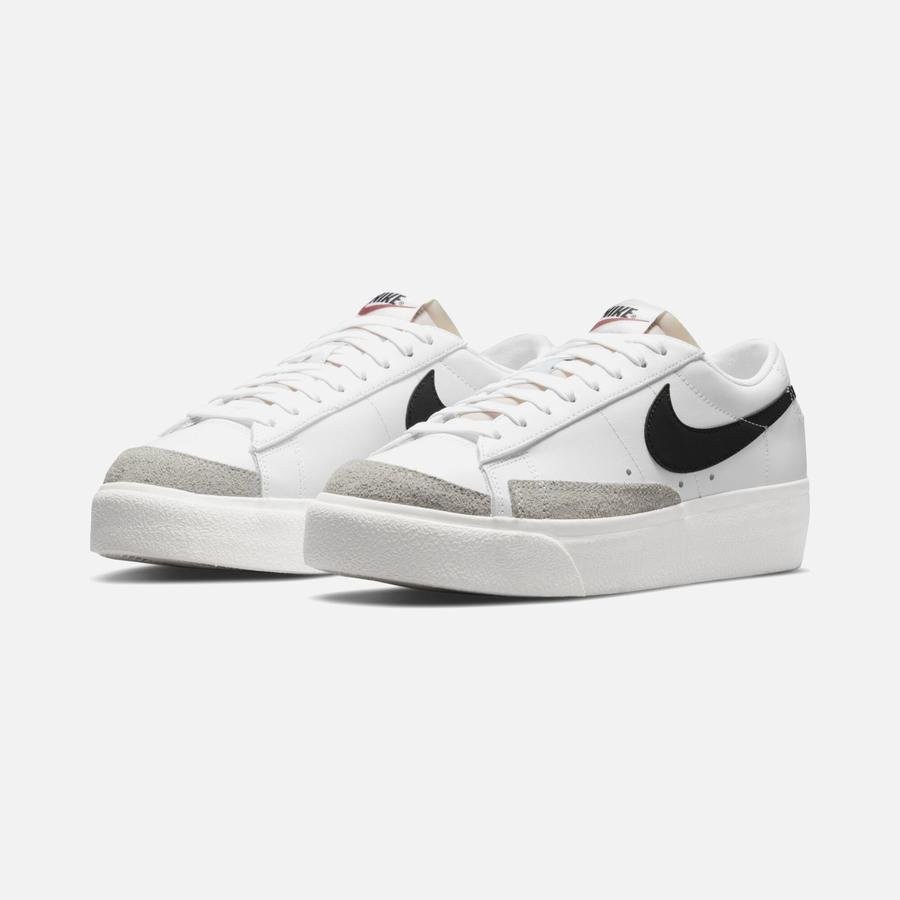 Blazer Low Platform White & Black